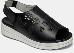 Сандалии Ralf Ringer Ula из натуральной кожи на платформе черные  фото 2