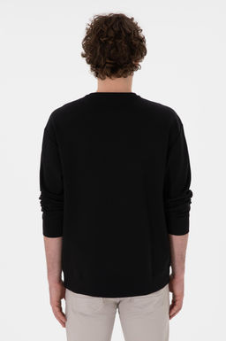 Erkek Comfort Fit Bisiklet Yaka Siyah Sweatshirt Sepette S_rpriz _ndirim - U.s. polo assn фото 5