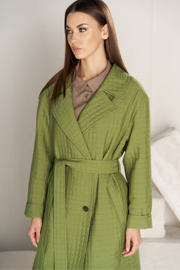 Плащ 4730 оливковый - Fantazia mod фото 3