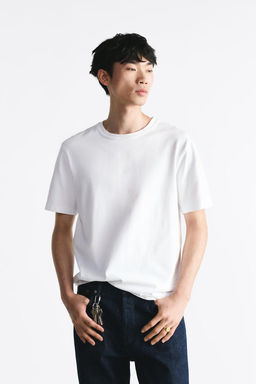 HEAVY WEIGHT SHORT SLEEVE T-SHIRT - Zara фото 24