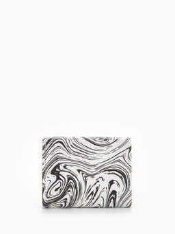 Кошелёк женский на кнопке, 10?1.5?8 см, с принтом, розовый