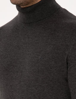 F_me Slim Fit Pamuk Kar___ml_ Bal_k__ Yaka Basic Triko Kazak - Cacharel фото 7