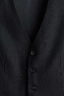 Chaleco de traje en lino Slim Fit - H&m фото 6