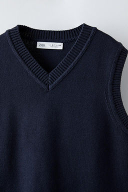 KNITTED WAISTCOAT - Zara фото 3