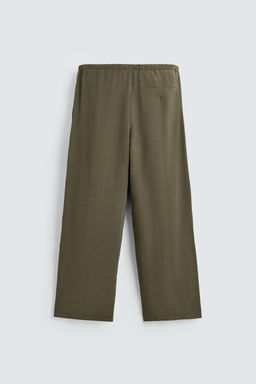 RELAXED FIT FLOWING TROUSERS - Zara фото 6