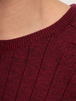 Джемпер мужской GREG G121-35237-лапша (бордо м.)  фото 6