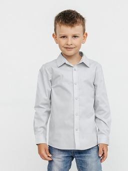 CRB wear/CWJB 63168-23 Рубашка для мальчика,серый/Ex.Cherubino