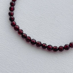 Браслет из Граната огранка 17 см +