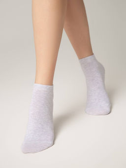 Цена за 2 пары .CONTE 3DSOCKS Носки женские (короткие) светло-серый - Conte elegant фото 3