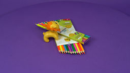 Лео Играй Набор неоновых трехгранных карандашей LGNCP-06 заточенный 8 х 6 цв