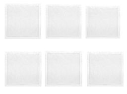 Салфетка 01с-44ЯК 45*45 "Овальная" цв. белый (по 6 шт