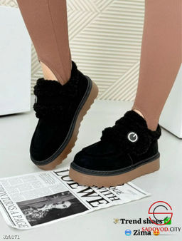 Мокасины женские утепленные