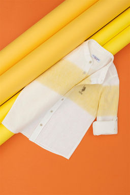 U. S. Polo Assn Шафрановая рубашка с длинным рукавом для мальчика - U.s. polo assn фото 5