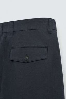 REGULAR FIT TEXTURED TROUSERS - Zara фото 18