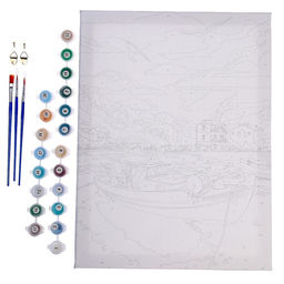 Картина по номерам на холсте с подрамником Греция, 30х40 см - Школа талантов фото 5