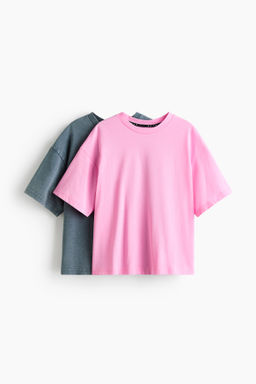 Pack de 2 camisetas boxy con DryMove Relaxed Fit
