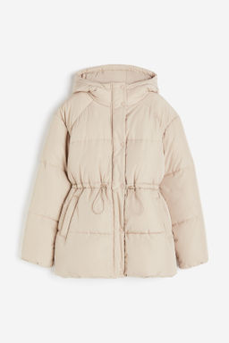 Chaqueta puffy con cord?n de ajuste