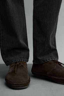 AARON LEVINE X ZARA LEATHER SHOES WITH VIBRAM® SOLE  фото 3