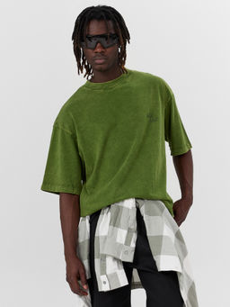 Футболка Mark Formelle мужская зеленый с обработкой и надписью хлопок  фото 6