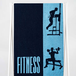 Полотенце махровое 6с102.411ж1 Fitness 1 (темно-синий4) 67х150см