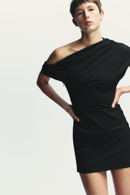ASYMMETRIC SHORT DRESS - Zara фото 3