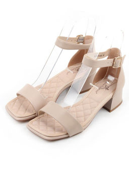 08-BE47F-66E BEIGE Босоножки женские (натуральная кожа)