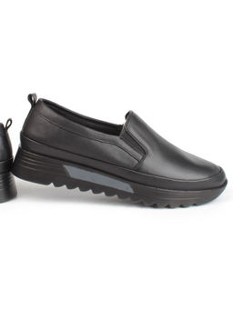 03-5305 BLACK Полуботинки женские (натуральная кожа)