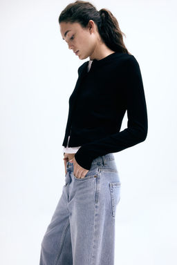 Cardigan en punto fino - H&m фото 5