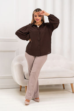 Брюки АБ-026н бежевый - Angelika фото 2