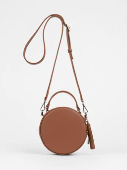 Женская кожаная сумка Richet 3201LN 662 Рыжий