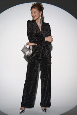 Брюки Эдит (чёрный) - Эльза фото 20