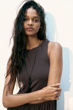 Maxivestido con falda tulip?n - H&m фото 7