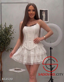 Юбка женская с гипюром