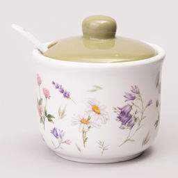 САХАРНИЦА С ЛОЖКОЙ AGNESS FLOWER STORY 10*9,5 СМ 300 МЛ  фото 6