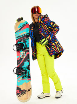Женская горнолыжная сноубордическая куртка Alpha Endless Ultra Chaleur SNB 423/316_1 Разноцветный  фото 30