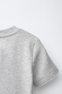 CAMISETA DOBLE CON MODAL / Gris vigor? - Zara фото 5