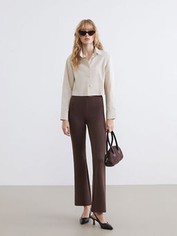 Beli Lastikli ?spanyol Pa?a Kad?n Tayt Pantolon