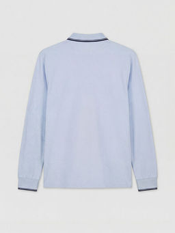 Polo Yaka Uzun Kollu Pike Erkek Ti??rt