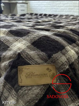 Плед на кровать мягкий