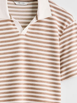 Polo Yaka ?izgili Erkek Ti??rt