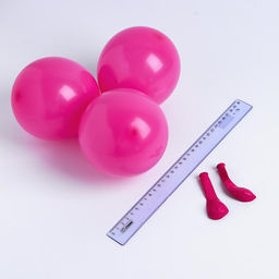 Шар латексный 5", пастель, набор 100 шт., водные бомбочки, цвет фуксии