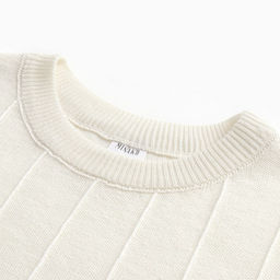 Футболка женская MINAKU: Knitwear collection, экрю, размер 42