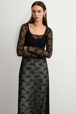 Платье из кружева с круглым вырезом - Mollis фото 2