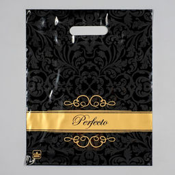 Цена за 25 шт. Пакет «Перфекто Шайн», полиэтиленовый с вырубной ручкой, 90 мкм 30×37 см