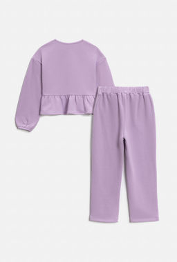 ACOOLA / Комплект детский для девочек ((1)джемпер и (2)брюки) Masindi_set лавандовый  фото 4