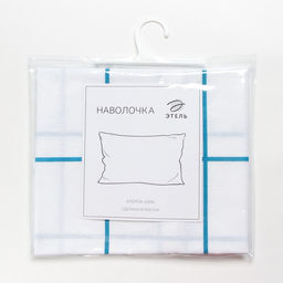 Наволочка Этель Клеточка 40х60 см, 100% хлопок, бязь  фото 3