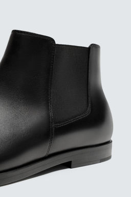 LEATHER CHELSEA BOOTS - Zara фото 3