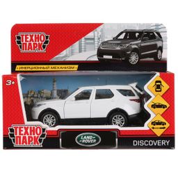 . Модель "Land Rover Discovery" арт.DISCOVERY-WT 12см,открыв.двери,инерц,белый