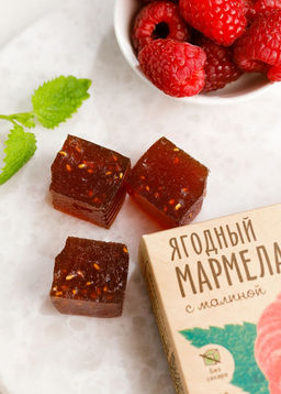 Мармелад ягодный с малиной, 200 г - Сибирский кедр фото 2