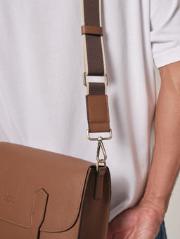 Мужская сумка David DBR 7095 темный орех фото 3